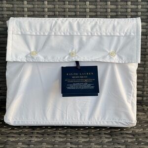 Ralph Lauren White Organic Cotton Duvet Cover